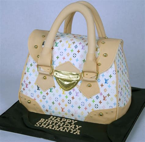 louis vuitton purse cake